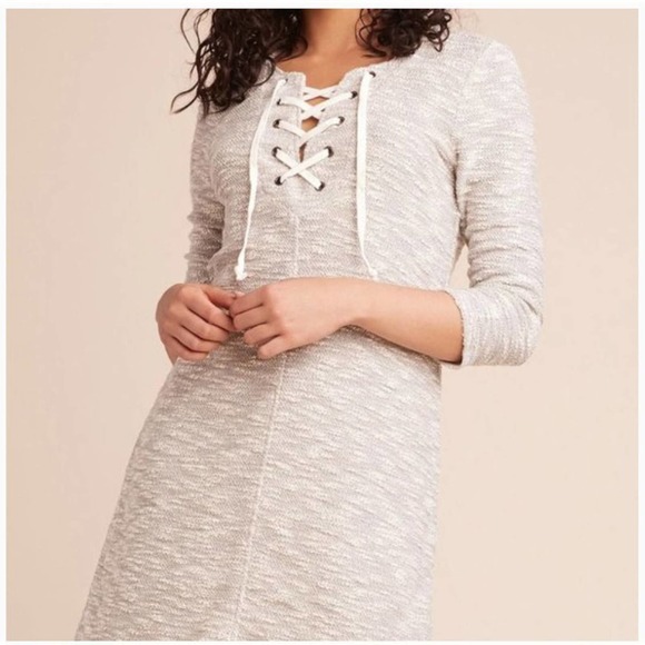 Jack by BB Dakota Dresses & Skirts - Jack By BB Dakota Lace-Up French Terry Dress XS